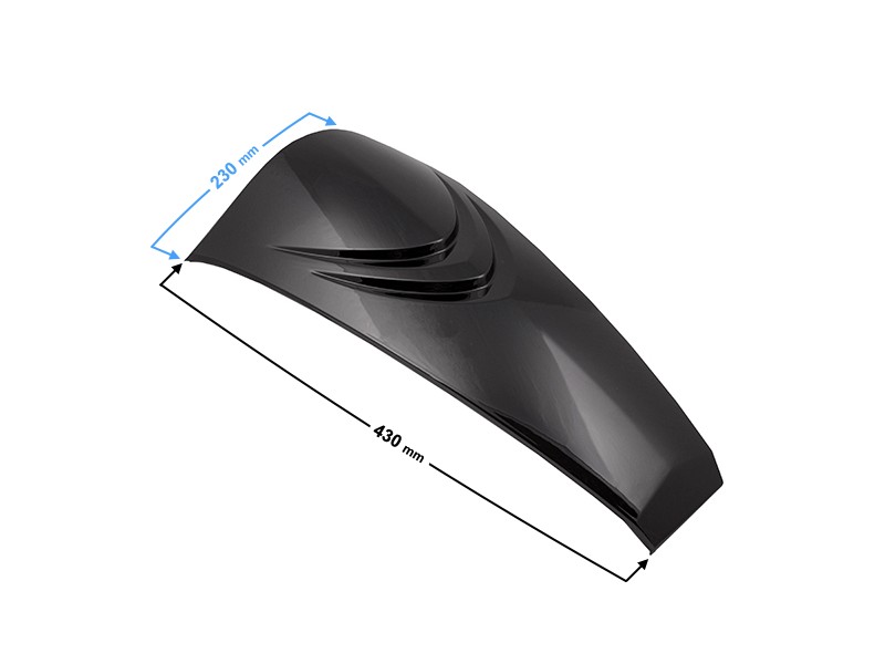 Front casing, decor for Tres scooter, Black