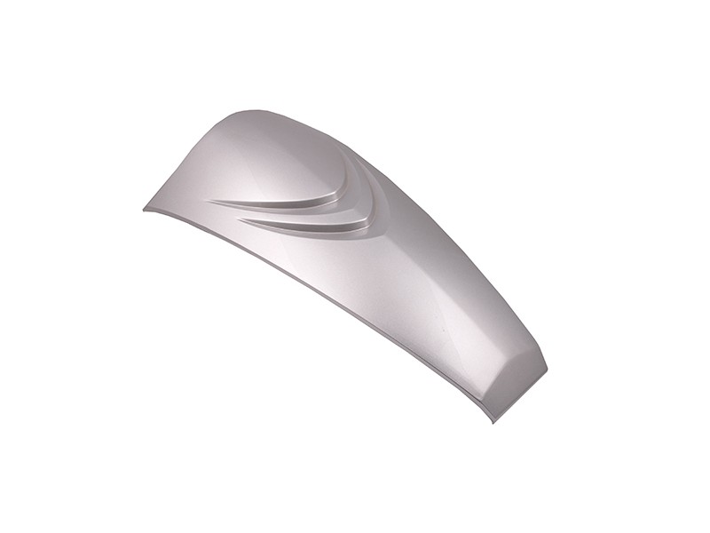 Front casing, decor for Tres scooter, silver