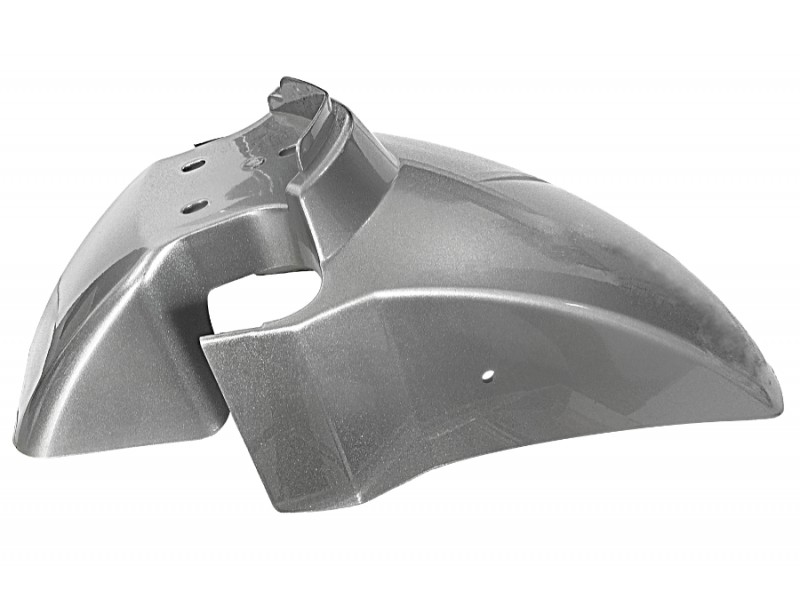 Front bumper casing for Tres scooter, silver