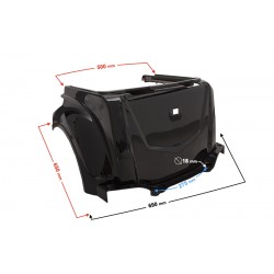 Central casing for Tres scooter , black Central casing for Tres scooter , black