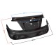 Rear casing for Tres scooter, black