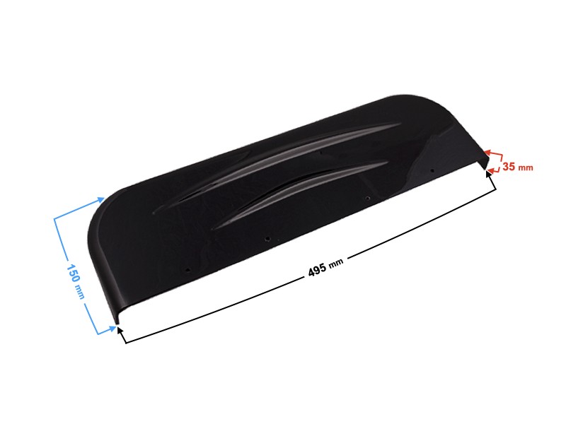 Seating cover for Tres scooter, black
