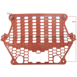 Cover - Front Cover Mesh, Red Braver 300