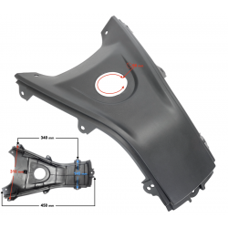 Fuel tank Cover, red Braver 300