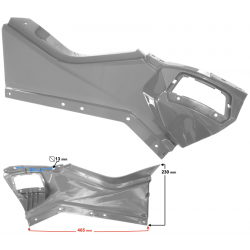 Right side Cover, graphite Braver 300