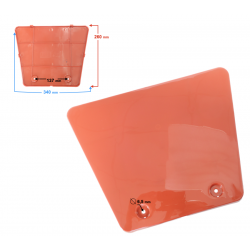 Front cover flap, red Braver 300