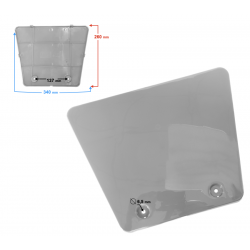 Front cover flap, graphite Braver 300