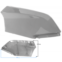 Fuel tank side Cover left, graphite Braver 300