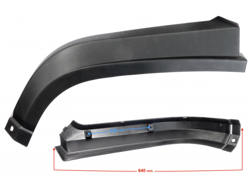Cover- rear fender left Braver 300