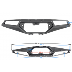 Cover - Braver 300 rear finish decor