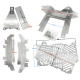 Radiator housing left+right metal NXT300