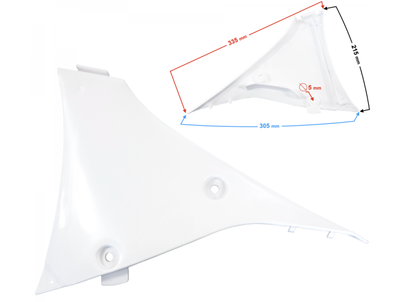 Rear left housing NXT125