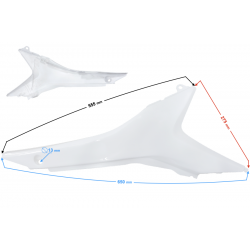 Upper Left Rear Housing white NXT250/300