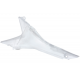 Upper Left Rear Housing white NXT250/300