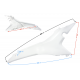 Upper Right Rear Housing white NXT250/300 Upper Right Rear Housing white NXT250/300