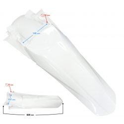 Rear fender housing white NXT250/300