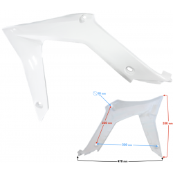 Upper Left Front Housing white NXT250/300