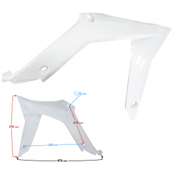 Upper Right Front Housing white NXT250/300