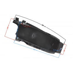 Casing - rear wheel guard
