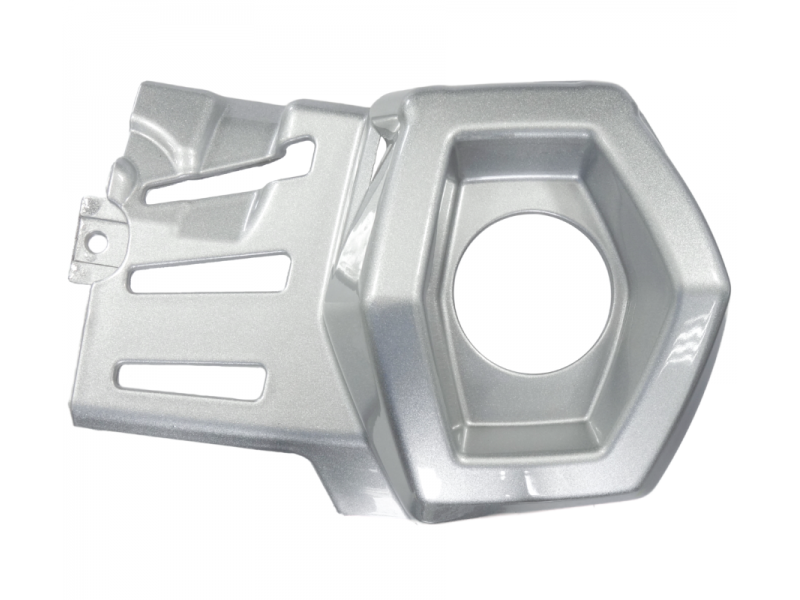 Left cover for the muffler outlet for Hyper 125