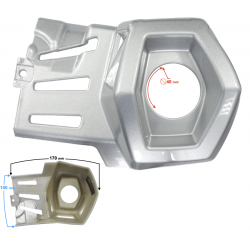 Left cover for the muffler outlet for Hyper 125