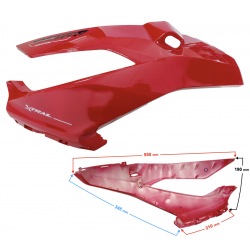 Headlight housing upper part left red X-trail 125