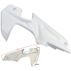 Left rear bottom cover white X-trail 125