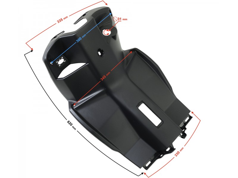 Leg Cover (Front) Active50cc Euro 5