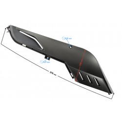 Right threshold cover, rear part Active 50cc Euro 5 (2 pcs of each color)