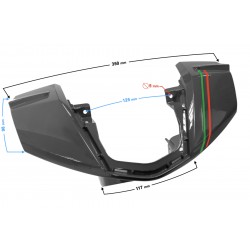steering wheel cover (front) Active 50cc Euro 5 (2psc of each color)