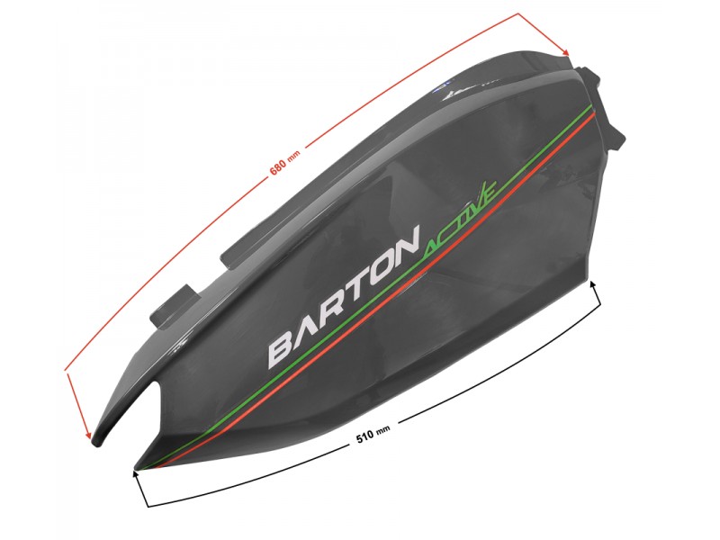 Rear right cover (rear part) Active 50cc Euro 5 (2 pcs of each color)