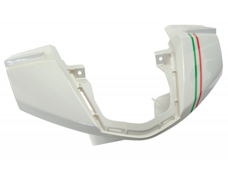 Steering wheel cover (front) white Active 50cc Euro 5