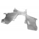 Steering wheel cover (front) white Active 50cc Euro 5