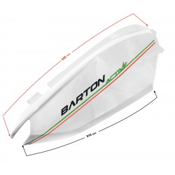 Back Cover right (rear part) white Active 50cc Euro 5