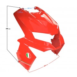 Headlamp Cover red Active 50cc Euro 5