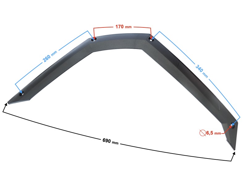 Cover - front right fender Tactic 550