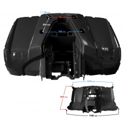 Back top cover black Hisun Tactic 550