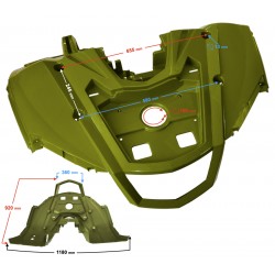 Top Front Cover Green Hisun Tactic 550