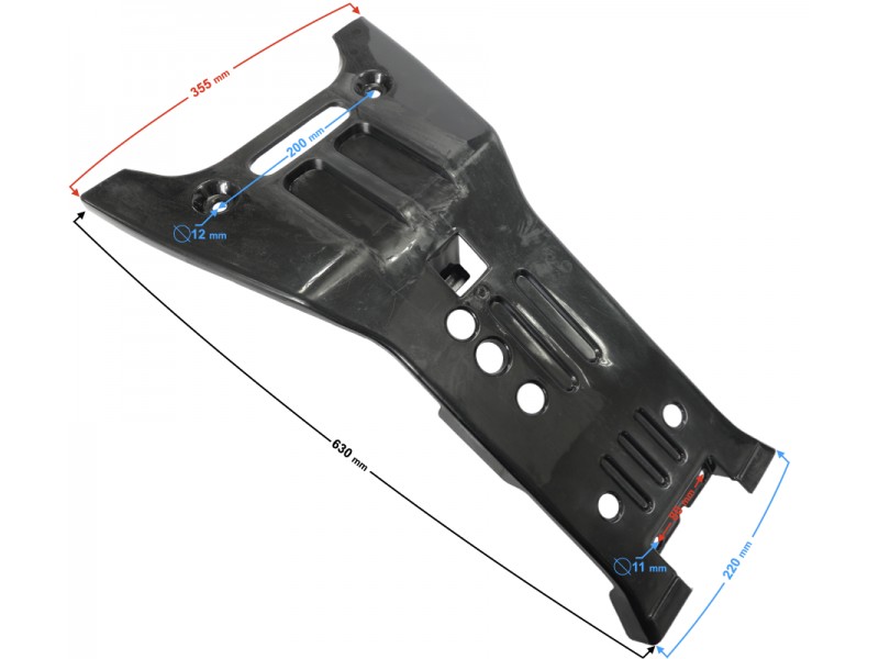 Cover - front bottom protective plate Hisun Tactic 550