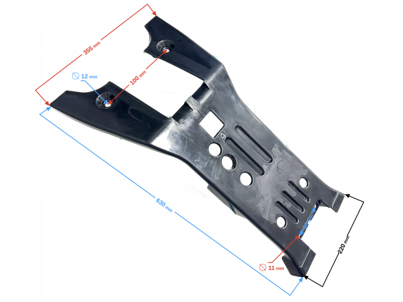 Cover - front bottom protective plate Hisun Tactic 550