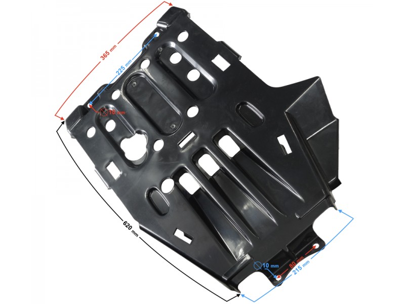 Cover - middle bottom protective plate Hisun Tactic 550