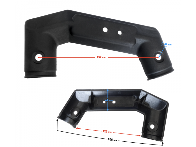 Rear right bumper end cover HISUN Tactic 550 Rear right bumper end cover HISUN Tactic 550