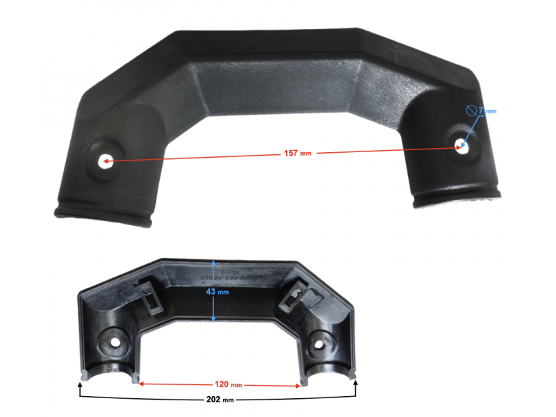 Left bumper cover Hisun Tactic 550