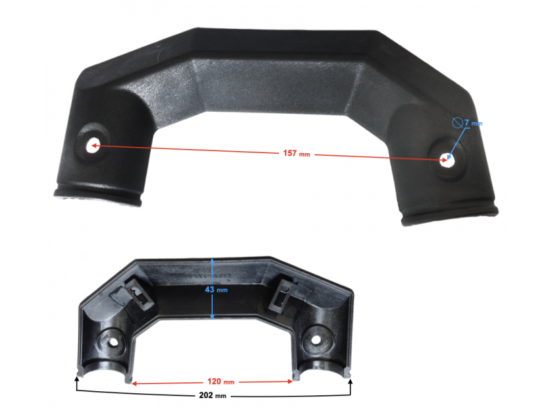 Bumper cover right Hisun Tactic 550