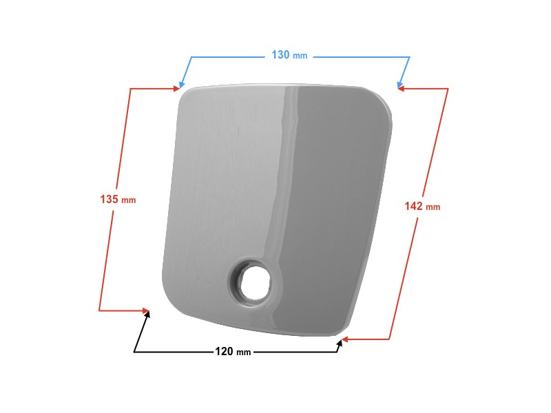 Fuel filler cover for Primo scooter