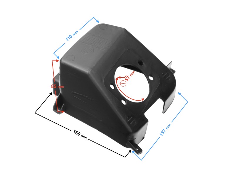 Fuel filler cover , middle part for Primo scooter