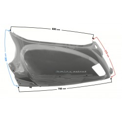 Rear left cover for Primo scooter
