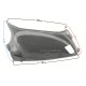 Rear left cover for Primo scooter
