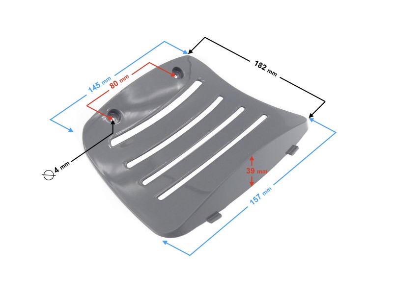 Central cover for Primo scooter