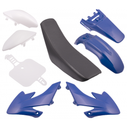 Plastic seat covers, set, for Cross 4T 110cc/ 125cc Plastic seat covers, set, for Cross 4T 110cc/ 125cc
